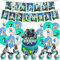 Deluisho Zelda Birthday Party Decoration, Zelda Party Supplies, Popular Game Balloon Children's Birthday Party Decoration Set Flag Pulling Latex Aluminum Film Balloon Combination