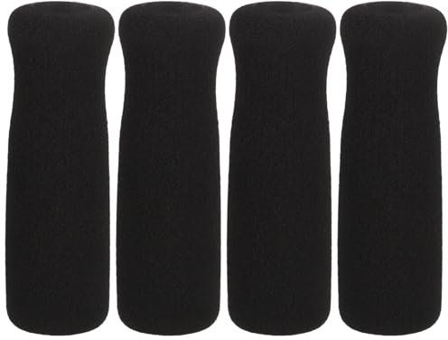 Yardwe 4 Uds. Empuñaduras De Mano para Muletas Bastón De Goma para Caminar Muletas para Las Axilas Almohadillas para Las Manos Muletas Accesorios De Repuesto Piezas para Personas Mayores