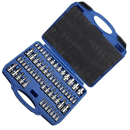 DOITOOL 60stücke Teiliges Set Für Auto-reparatur Mit Multifunktionalen Steckdosen Und Externen Sternsteckdosen Professionelles Werkzeug Für Mechaniker Und Heimwerker Für Motorräder