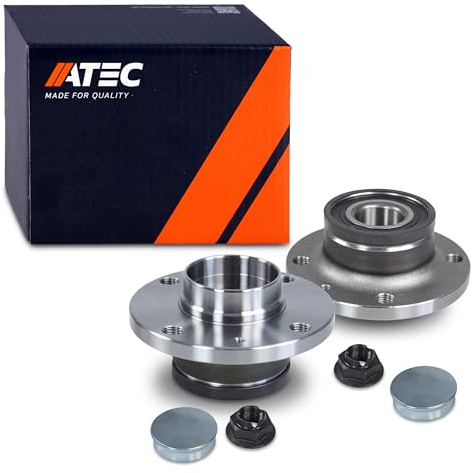 ATEC Germany 2x Radlager hinten mit ABS-Sensor Radlagersatz Radlager Set | Kompatibel mit: OPEL ADAM, CORSA D, CORSA D Kasten/Schrägheck, CORSA E, CORSA E Kasten/Schrägheck