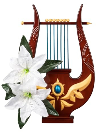 Cosfun Venti Cosplay Harfe Requisiten Venti Harfe Requisite Genshin Venti Cosplay Kostüm Zubehör C08691 Mehrfarbig, Mehrfarbig, Einheitsgröße