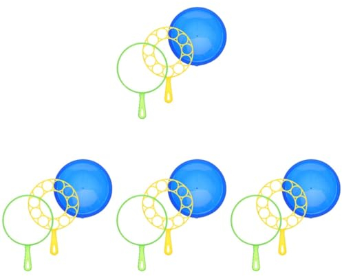 Abaodam 4 Sätze Seifenblasenset Kinder Bubble Maker Spielzeug Lustiger Blasenmacher Seifenblasen-zauberstab Gefälligkeit Für Geburtstagsfeiern Gastgeschenke Für Kinder Handschuhe Groß Abs