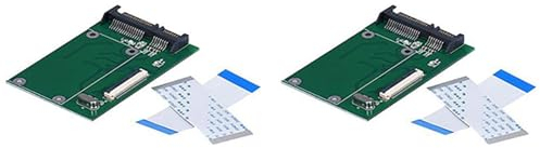 Fivetwofive 2X 40-Polige ZIF 1,8-SSD/HDD-Zu-SATA-Steckeradapter-Konverterplatine