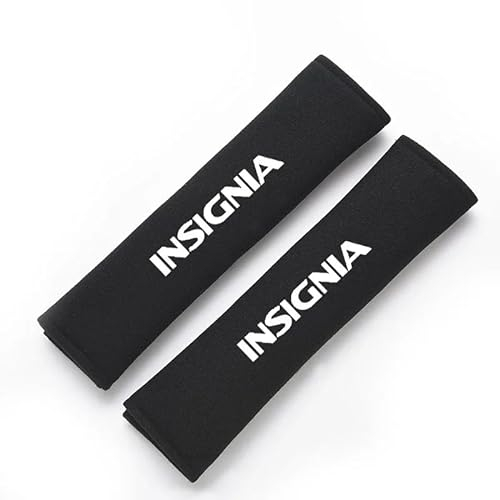 YYBCDSA 2 Stück Auto Sicherheitsgurt Gurtpolster, für OPEL Insignia Gurtpolster,Leder Sicherheitsgurtbezug Schulterschoner,Auto-Innenzubehör