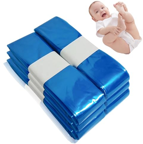 Nappy Bin Refills,6PCS Disposal Nappy Bags,Compatible Baby Plastic Pail Refill Bags,Diaper Pail Disposal Bags Compatible with Your Diaper Pails Cassettes for all model of trash bins