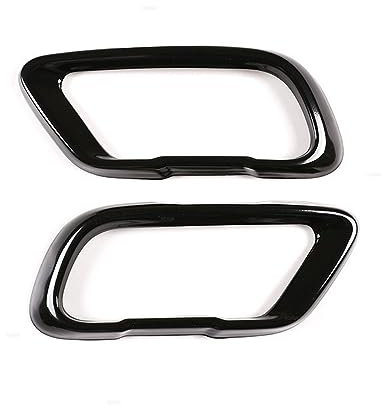 TRASH BIN Edelstahl Glänzend Schwarz Endschalldämpfer Auspuff Endabdeckung Verkleidung Für BM&W x5 G05 X6 G06 X7 G07 Auspuff Endrohr Abdeckung