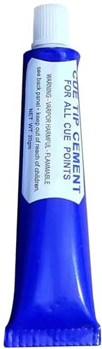 KDAMGOQE Super Glue Pool Cue Tips Glue for Billiard Pool Cue Tips, 0.7oz Glue Stick, Epoxy Resin Glue, Slow-Drying Glue, Cue Tip Repair Accessories