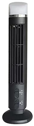 Glen Bathroom Electric Fan Heater Camping Fans Electric Household Bladeless Tower Coolings Portable Usb Charging Mini Vertical Conditioner Stand Up For Office Bedroom Home Indoor Desktop