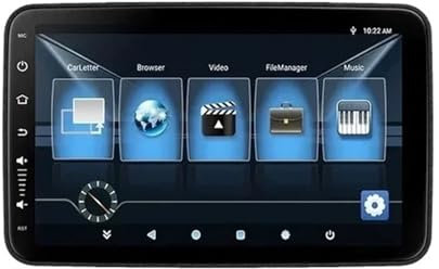 MZZYG Lecteur DVD de Voiture Écran De Moniteur D'appui-tête De Voiture 2 + 32G 10,1 Pouces sans Fil Lecteur Vidéo TV De Siège Arrière Automatique FM BT HD Tactile(2G-32G-1P)