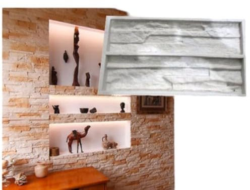 Gussform Greta - Steinoptik Wandverkleidung Gips Zement Gipsform Natursteinoptik Steinform