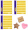 216 Pcs Alphabet Number Stamp Cookie Cutter, Fondant Letter and Number Moulds, Letter Stamps Press for Clay Fondant Icing Biscuit Press, Cake Decorating Tools for Baking Clay Pastries