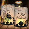 12 Lanterne Décoration de Table pour Ramadan Eid Mubarak, Hajj Mubarak, Decoration Aid Moubarak 2025 Islam Bayram Cadeau, Ramazan Süsleri, pour Bougies Chauffe-Plat ou Bougies