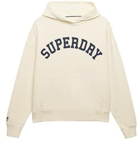 Superdry Damen Athletic Essentials Kapuzenpullover lockere Passform