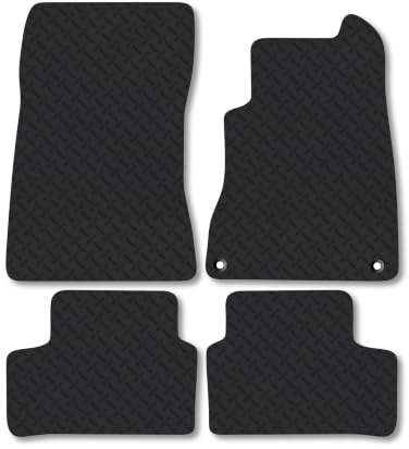Mercedes B-Class [W247] (2018+) Heavy Duty Thick Rubber Car Mats Accessories Tailored Fit Front Rear Set Compatible Accessory Waterproof Durable Non-Slip 5mm Full Coverage Protection with Clips