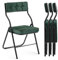 Villeston Polsterte Klappstühle 4er Set - Klappbarer Esszimmerstuhl mit Kissen, Tragbar und Vormontiert, Zusätzliche Sitzgelegenheit für Gäste, Küche, Büro, Hochzeit, Party