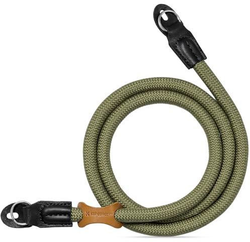 K&F Concept sangle appareil photo, Courroie de cou pour appareil photo en nylon, cordon d'épaule résistant à l'usure, 100 cm
