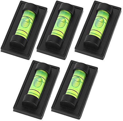Blase Small Level Spirit, Mini Plastikblase Luftspiegel Square -Level -Werkzeug Digitalkamera -Zubehör zum Nivellieren von Phonographen, Kamera, Stativ