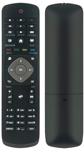 VINABTY YKF347-001 Telecomando di Ricambio applicabile per Philips LED UHD TV 22PFS4232 22PFS5303 24PFS4022 24PFS4032 32PFS4132 24PFT4032 32PFT4132 24PHS4022 22PFT4022 22PFT5303 24PFT4022