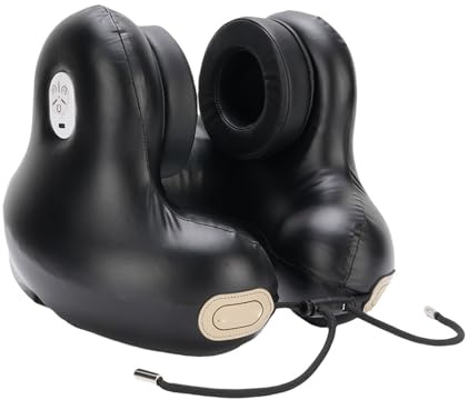 Bewinner Reise-Nackenkissen mit Bluetooth-Headset, Memory Foam-Nackenkissen, Geräuschunterdrückendes Nackenkissen für Flugzeuge für Lange Flüge, 360º-Stützkissen für Flugzeuge für