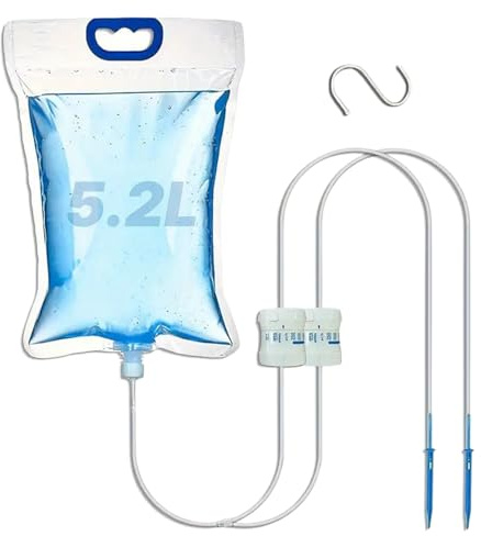 Bewässerungsbeutel für Bäume 5,2 l, Bewässerungsbeutel für den Garten, transparent, für Bäume im Garten, Beete, Urlaub, Balkon, Gewächshaus, Hochbeete
