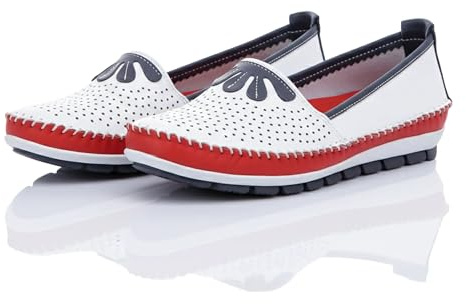 Gemini Damen Slipper weiß