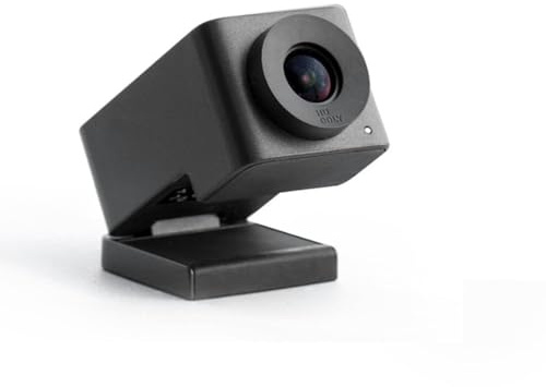Huddly IQ Conference Camera Room Kit - H2-MBLK-N – 12MP CMOS Sensor, Neural Compute Engine, Mounting Hinge, FHD Video, 2m USB Cable, Ultra-wide FOV, Plug & Play, Digital Pan/Tilt/Zoom, Black (Renewed)