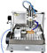 TEN-HIGH 4060 2200W CNC Router Engraving Drilling Milling Machine,USB Port with 4th axis and Sink Device.