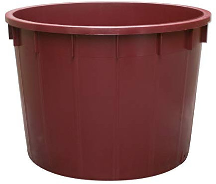 Mobil Plastic | Mastello alimentare 1000 litri in plastica resistente | Per vendemmia, alimenti e liquidi | Color vinaccia