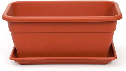 PAMEX Macetero Jardinera 'Eva' con Plato 'Adan' (60cm)