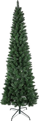 Weihnachtsbaum Slim Kiefer Grün 180 cm Realistische Öffnung Regenschirm 53 cm Durchmesser (Grün)