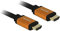 Delock Hochwertiges 8K HDMI Kabel @60Hz 48 Gbps, 2,00 m Länge, Ultra HD2, 4K@120Hz, eARC, UHDTV, HDR 10+, Variable Refresh Rate VRR, Dolby Vision, für Xbox, PS4, Blu Ray Player, 85729