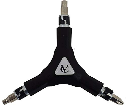 VeloChampion clé Y, 6 en 1. Outil multifonctionnel. Kit de réparation pour vélo de montagne, vélo et voiture, tournevis à couple élevé, clé allen