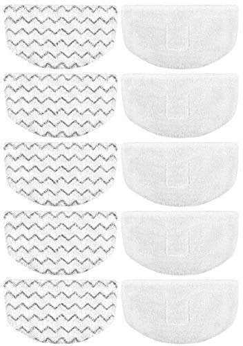 Extolife 10 Pack Steam Mop Replacement Pads for Bissell Powerfresh Steam Mop 1940 1806 1544 2075 2685A 2181 2814 Series, Model 19402 19404 19408 19409 1940A 1940F 1940Q 1940T 1940W B0006 B0017 2075A