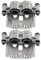 Frankberg 2x Pinza Freno Pinza del Freno Anteriore Compatibile con Daily IV/V/VI Replace# 42560072 42560073