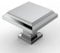 FURNIWARE 12 Pack Cabinet Hardware Knobs, Kitchen Door Cabinet Chrome Plated Antique Solid Square Knobs - 1.25x1.25(32x32mm)