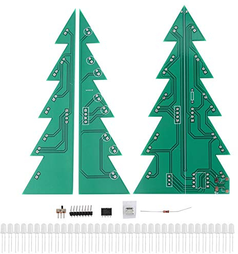 DIY Sternenhimmel Effekt Weihnachtsbaum LED Schaltung Elektronik Board Modul Flash Electronic Kit Weihnachtsdekoration Blaue USB-Verbindung DIY Weihnachtsdekoration Blaue Platine Dekoration