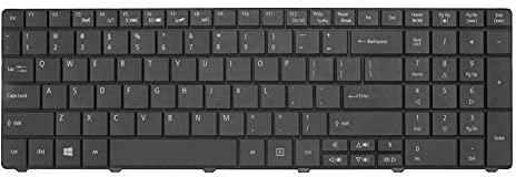 Replacement Laptop Keyboard for E1‑531G/E1‑531/E1‑571G, Replace Keyboard Repair Accessories(black)