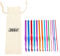 ZENO Crochet Hooks Set - 14 Pieces | Multi Coloured Aluminium Yarn Knitting Needles With Pouch Case | Includes Carry Pouch