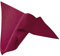 EXNER Hals-Tuch, Schal, Küchen-Krawatte, für Koch, Bäcker, Konditor, Küche, Gastronomie, B 115 x L 75cm x L 75cm, Baumwoll-Mischgewebe, Farbe bordeaux