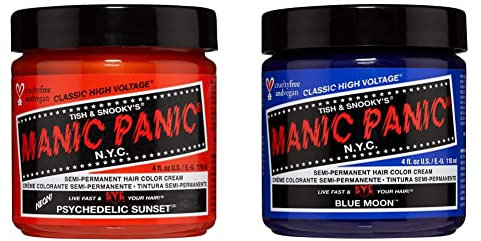 MANIC PANIC CLASSIC PSYCHEDELIC SUNSET + BLUE MOON, color azul, 118 ml (612600110418)