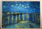 JOPRICO Vincent Van Gogh Poster - Sternennacht über der Rhone Größe 21x30cm (A4)