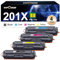 VIPGOOD 201X Tonerkartuschen, kompatibel mit 201X CF400X 201A Toner für Laserjet Pro MFP M277dw M252dw M277n M252n M277 CF400X CF401X CF402X CF403X (Schwarz, Cyan, Gelb, Magenta, 4 Stück)