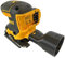 1058 Designs - Sander Vacuum Adapter for DeWalt 1/4 Sheet Palm Sanders DCW200 DCW210 - Shop Vac Attachment for Dust Collection (2-1/2)