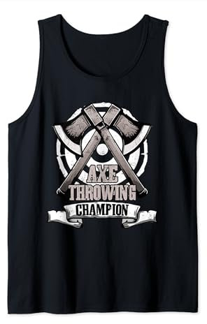Axt Werfen Champion Axt Werfen Sport Beil Werfen Tank Top