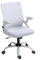Panana Mesh Back Office Chair Rolling Ergonomic Desk Chair with Wheels Adjustable Height Task Chair (White)