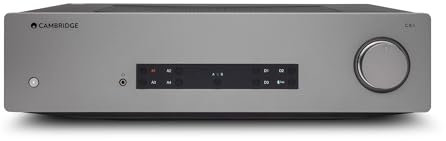 Cambridge Audio CXA81 MkII - 80 Watt Separate Integrated Stereo Amplifier HiFi System Featuring Bluetooth aptX HD and ESS Sabre DAC - Lunar Grey