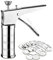 AYUSHNAIK Stainless Steel Kitchen Press with 15 Different Types of Jalies, Sev Maker/Idiyappam Press/Murruku Machine/Noodle/Namkeen Press/Gathiya Maker