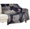 XSQING Vanessa Kirby Flanelldecke, gemütlich, Plüsch, leicht, Fleece-Überwurf, Decken, alle Jahreszeiten, für Sofa, Couch, 101,6 x 127 cm, Schwarz und Weiß