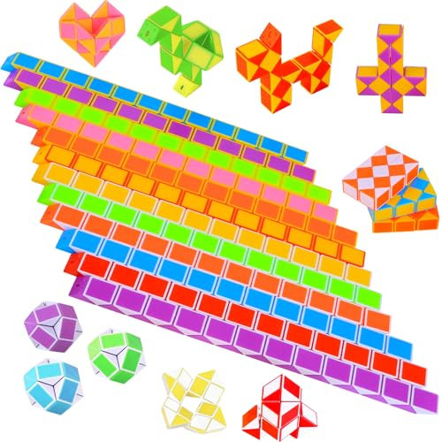 Zendstanding Mitgebsel Kindergeburtstag, Magische Schlange Kinder Spielzeug Set, Give Aways Kindergeburtstag Gastgeschenke, Geschenke zur Einschulung Junge Schultüte Füllung Jungen Mädchen (24 Stück)