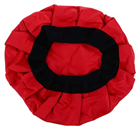 Vaguelly Gorro Térmico en y Gel y Tejido Rojo Cuidado del Cabello Terapia de Calor Acondicionamiento Profundo Adecuado para Tratamientos Capilares